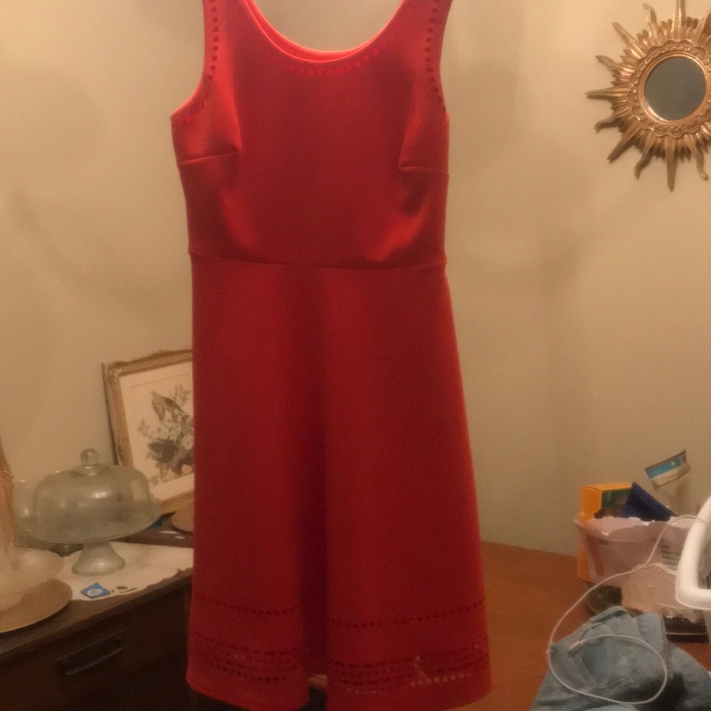 An orange Easter dress